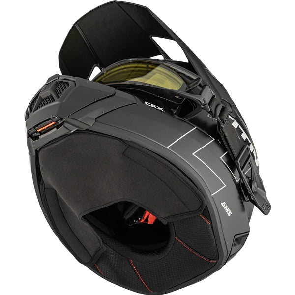 CASQUE TITAN AMS VISIÈRE DOUBLE SOLID NOIR MAT