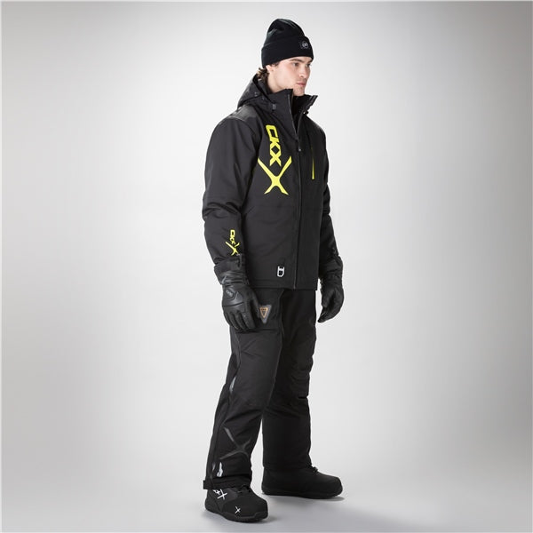 MANTEAU ALASKA HOMME NOIR/JAUNE