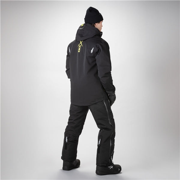 MANTEAU ALASKA HOMME NOIR/JAUNE