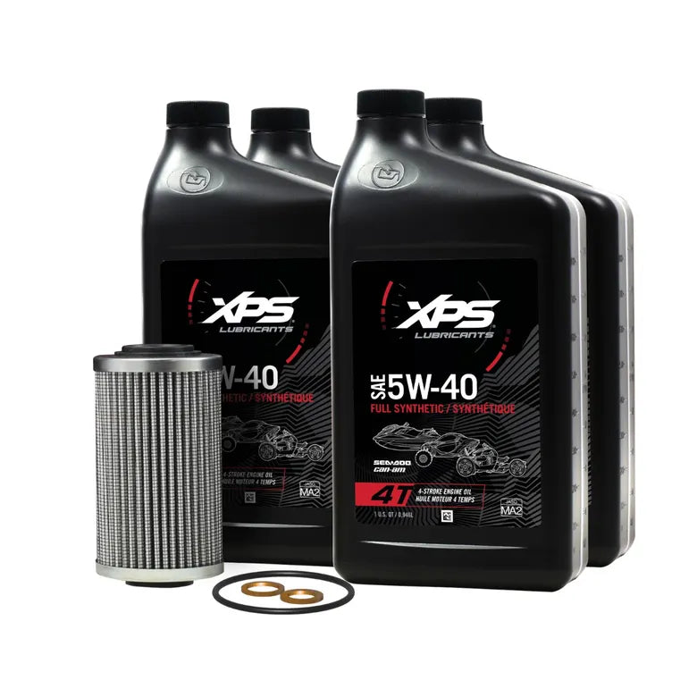 Ensemble de changement d’huile synthétique 4T 5W-40 pour moteur Rotax 991 (SM5)