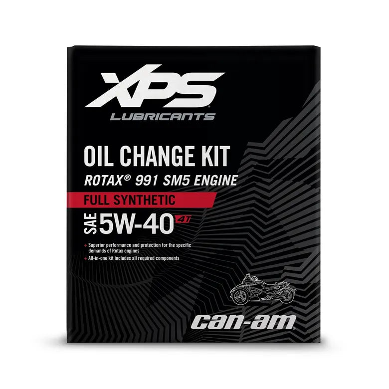 Ensemble de changement d’huile synthétique 4T 5W-40 pour moteur Rotax 991 (SM5)