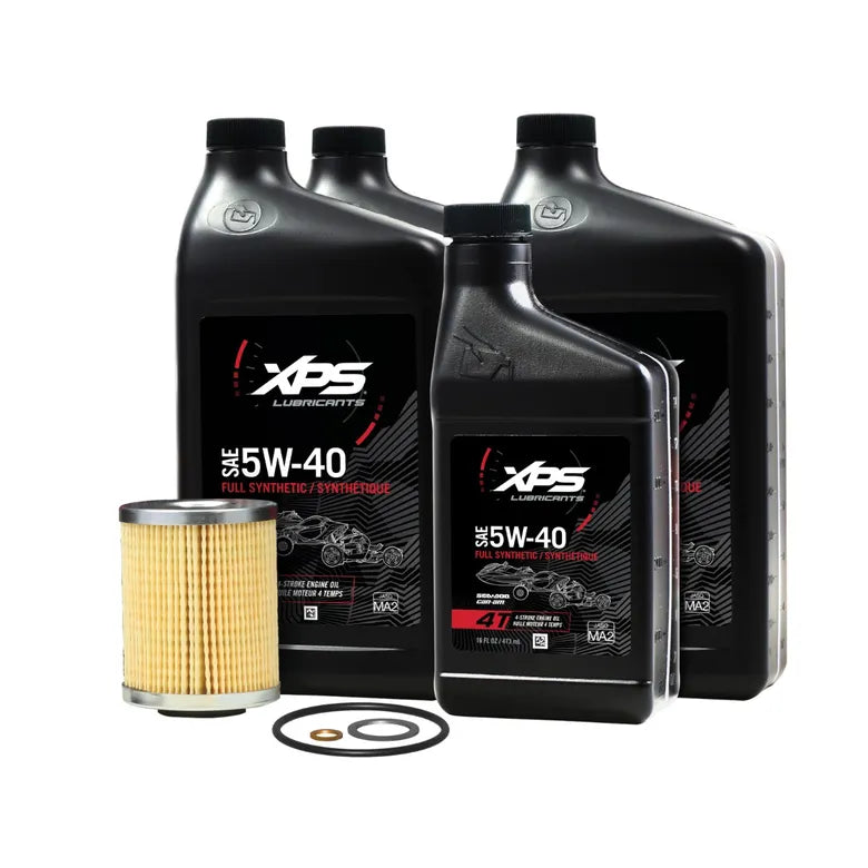 Ensemble de changement d'huile synthétique 4T 5W-40 pour moteur Rotax 900cc