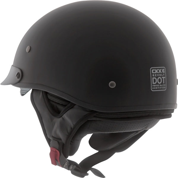 REVOLT RSV SOLID MATT BLACK HELMET CKX LARGE 24702