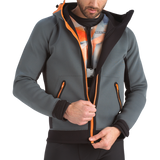 Neoprene driving coat for men