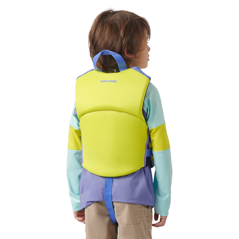 Gilet De Natation Enfant Réglable 1-6 Ans - Sécurité Piscine/plage, Sangles Ajustables, Polyester