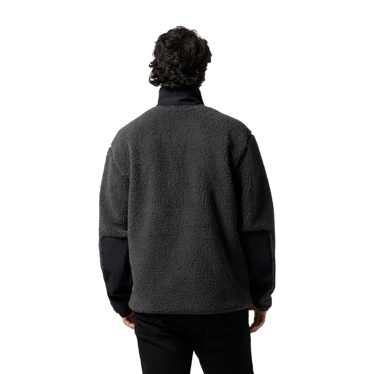 Veste Sherpa zippée intégrale après-ski pour homme