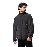 Veste Sherpa zippée intégrale après-ski pour homme