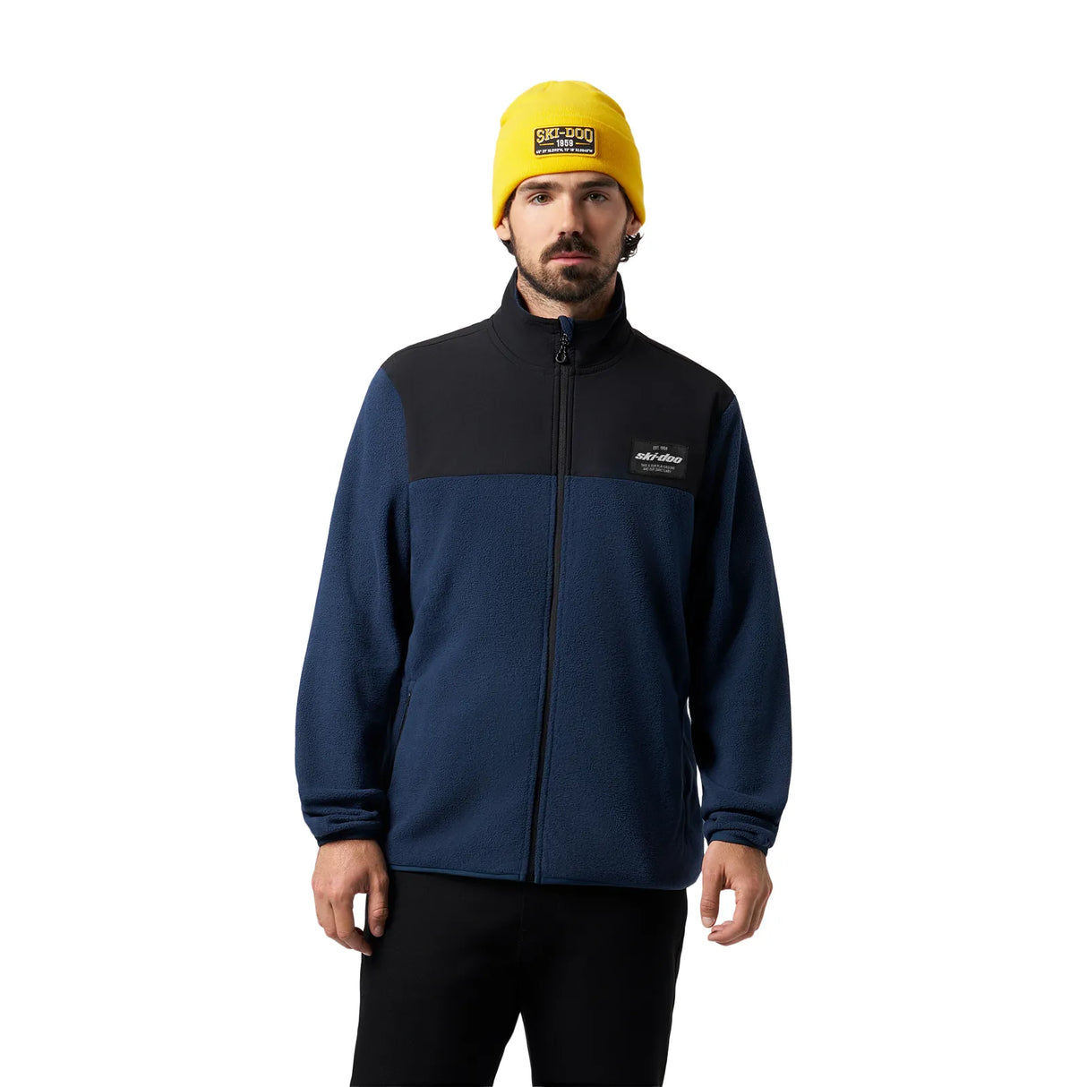 Veste polaire zippée intégrale pour homme après-ski-doo