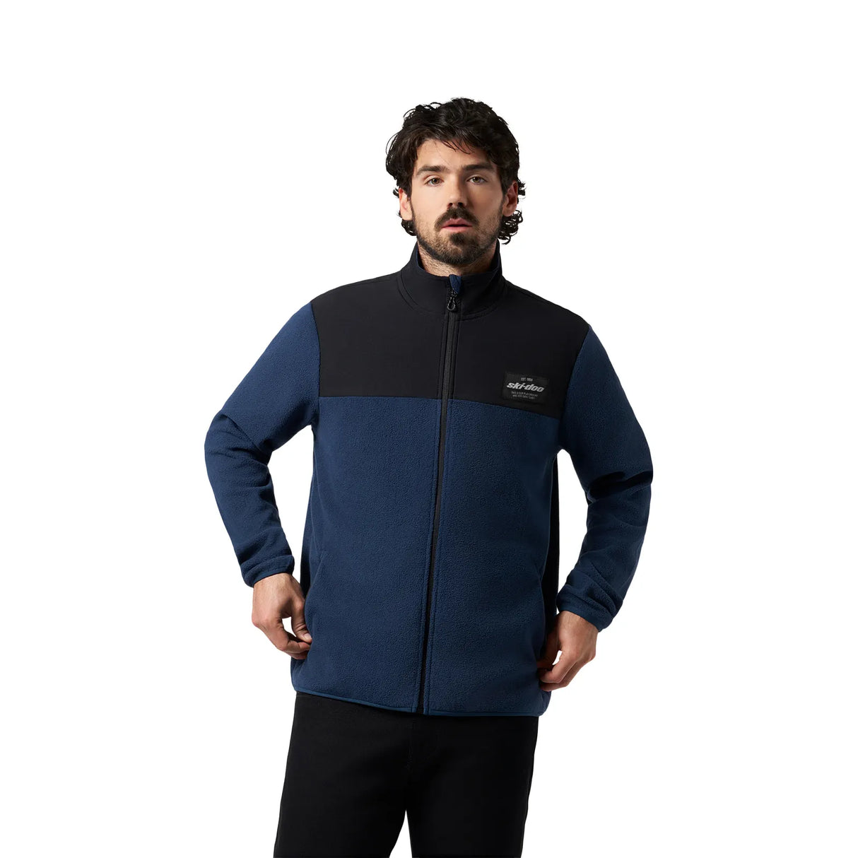 Veste polaire zippée intégrale pour homme après-ski-doo