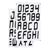 LICENSE PLATE SET - BLACK