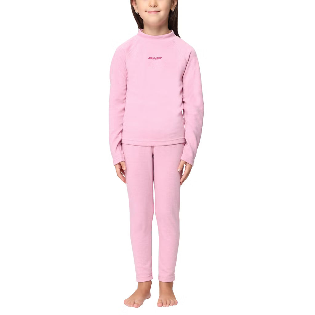 Ski-Doo - Ensemble de 2 pièces couche de base garçons et filles, mélange mérinos
