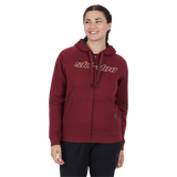 Pull à capuchon zippé Signature pour femmes