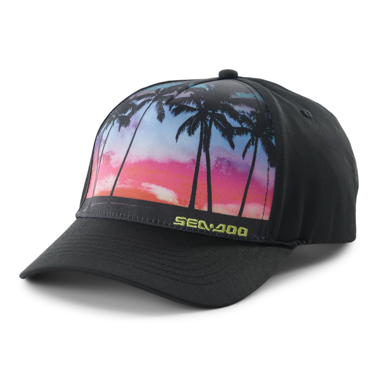 Casquette de plage coucher de soleil pour femme