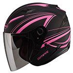 CASQUE OUVERT GMAX OF-77  ROSE