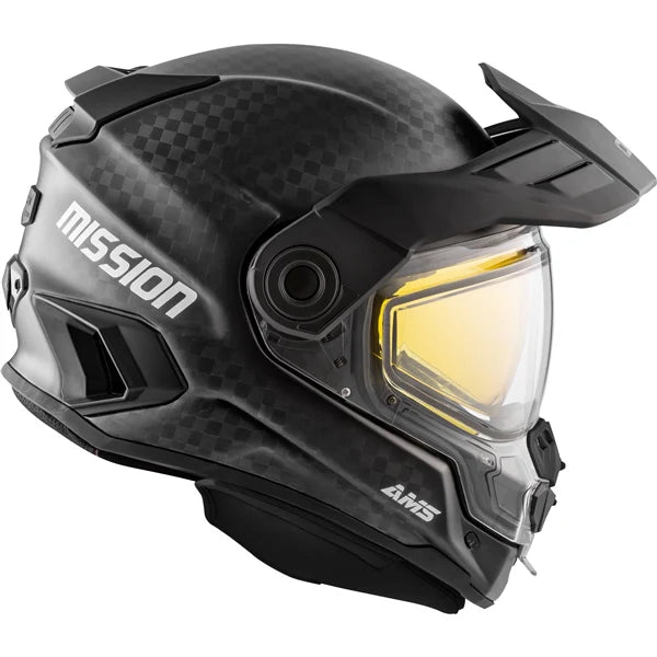 CKX Casque intégral ouvert Mission - Carbone Solid