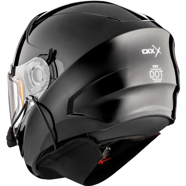 CASQUE CONTACT VDE SOLID NOIR LUSTRÉ CKX