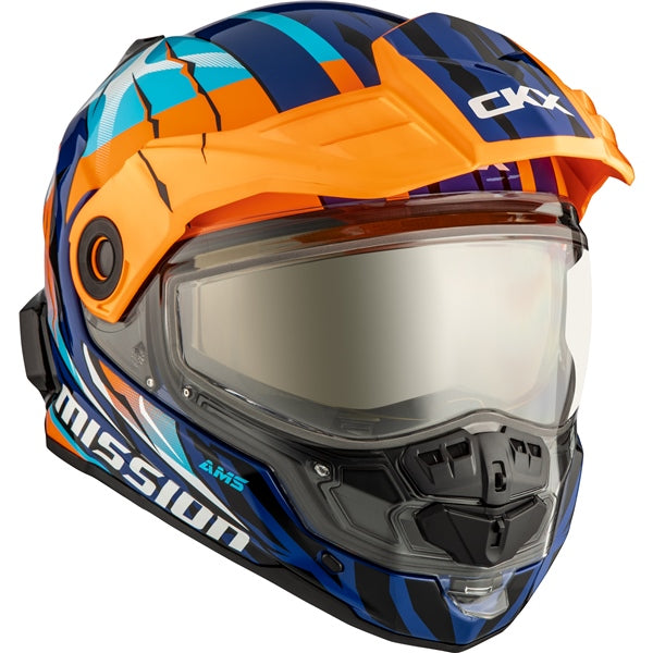 CASQUE MISSION VDE CLAW OG/BL LUSTRÉ LARGE