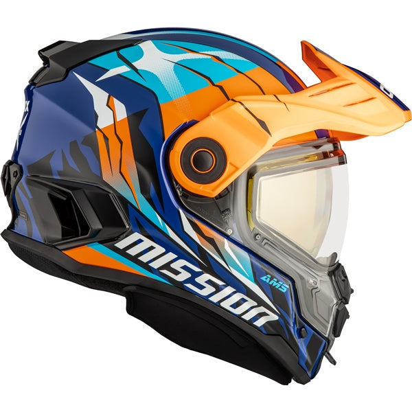 CASQUE MISSION VDE CLAW OG/BL LUSTRÉ LARGE