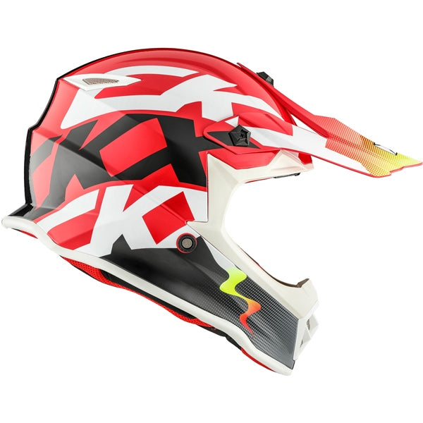 CASQUE TX019 JUNIOR HOWL ROUGE LUSTRÉ