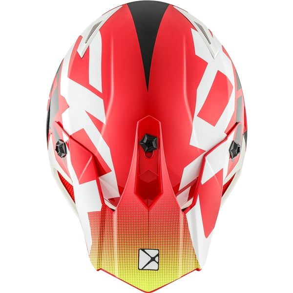 CASQUE TX019 JUNIOR HOWL ROUGE LUSTRÉ