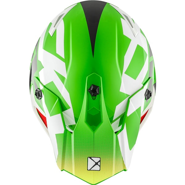 CASQUE TX019 JUNIOR HOWL VERT LUSTRÉ