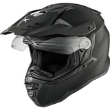 CASQUE DS24 VISIERE DOUBLE ÉLECTRIQUE SOLID NOIR MAT