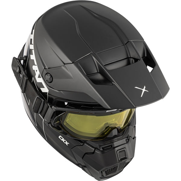 CASQUE TITAN AMS VISIÈRE DOUBLE SOLID NOIR MAT