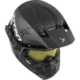 CASQUE TITAN AMS VISIÈRE DOUBLE SOLID NOIR MAT