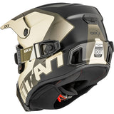 CASQUE TITAN AMS VISIERE DOUBLE NUNAVUT BEIGE/VERT MAT