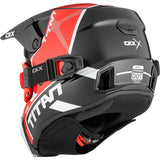 CASQUE TITAN AMS VISIERE DOUBLE CONROD ROUGE MAT