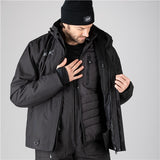 MANTEAU CONQUER HOMME NOIR CKX