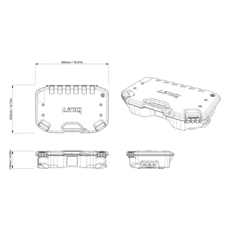 Boîte cargo modulaire LinQ (10 L)