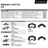 LUNETTE HIVER 210 SENTIER NOIR MAT VDE/JAUNE