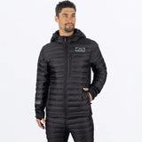 MEN'S PODIUM HYBRID QUILTED HOODED COAT X-LARGE